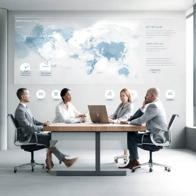 Seminarraum mit Blick auf Agenda und Notizen – VisionXMind